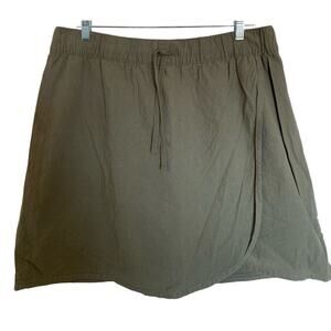 Karen Scott skort green 100% cotton size xl